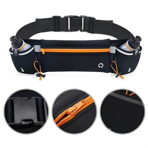 Fanny Pack Waist Bag with Water Bottle