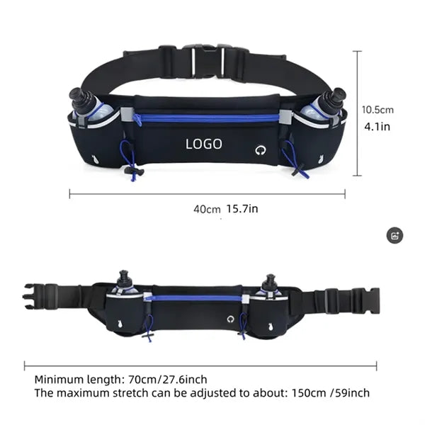Fanny Pack Waist Bag with Water Bottle