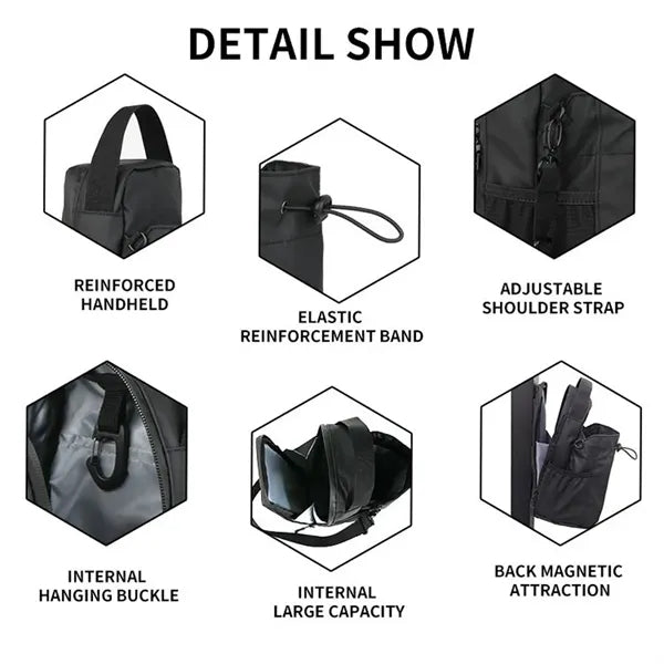 Magnetic Gym Water Bottle Bag