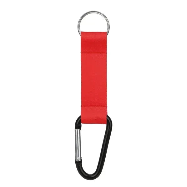3/4" Pocket Lanyard With Carabiner And Keyring