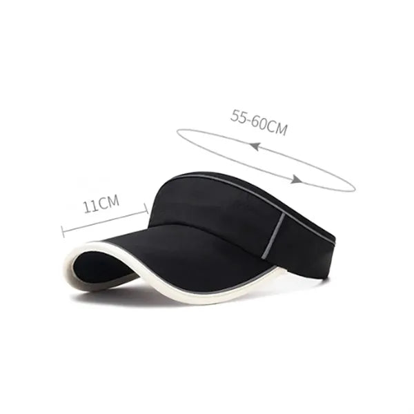 Lightweight & Breathable Reflective Sports Visor Cap