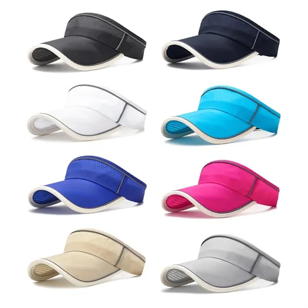 Lightweight & Breathable Reflective Sports Visor Cap