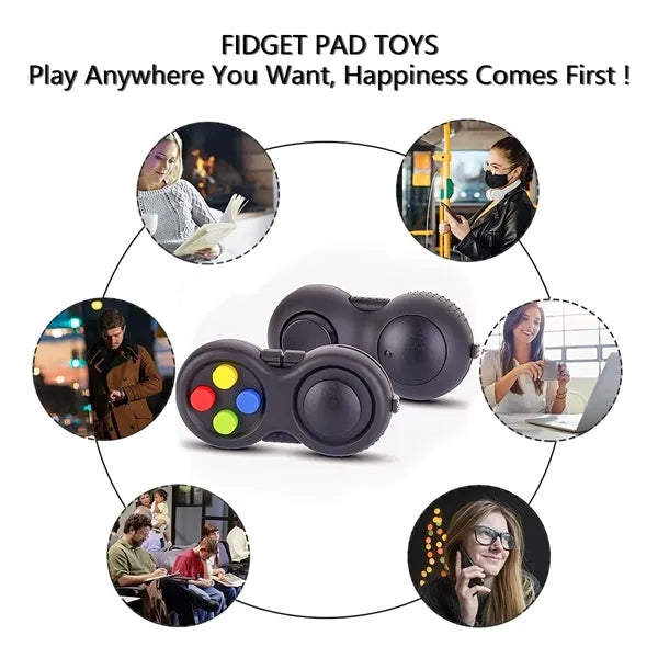 Silent & Clickable Fidget Cube
