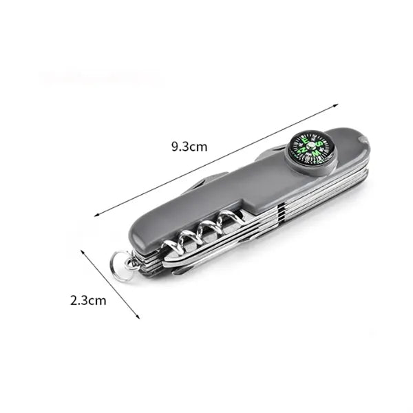 Multi Tool Pocket Knife with Compass to Outdoor Survival