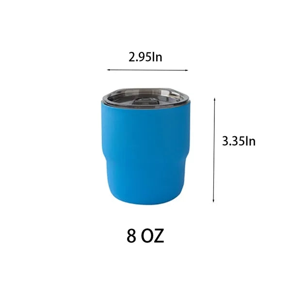 8 Oz Stainless Steel Coffee Cup