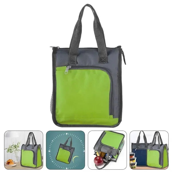Portable Side Pocket Design Lunch Bags