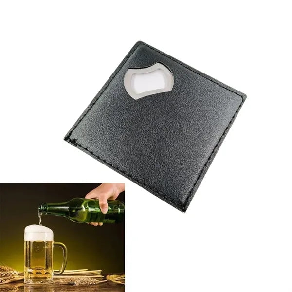 PU Coaster With Bottle Opener