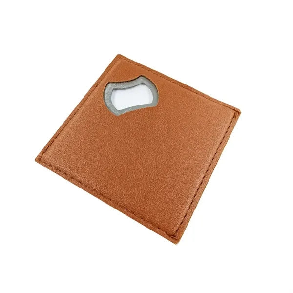 PU Coaster With Bottle Opener