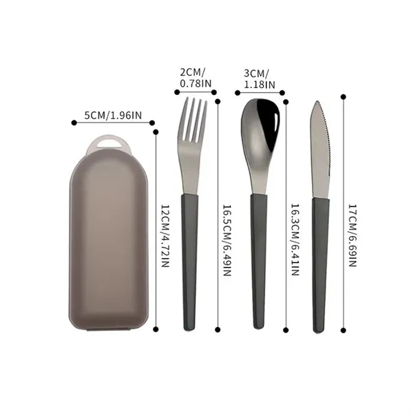 Folding Case Packing Stainless Steel Cutlery Set