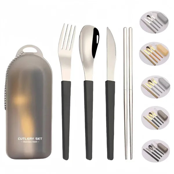 Folding Case Packing Stainless Steel Cutlery Set