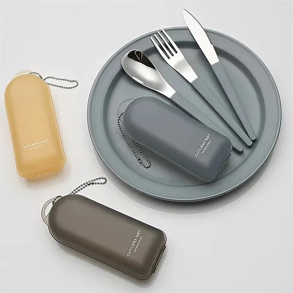 Folding Case Packing Stainless Steel Cutlery Set