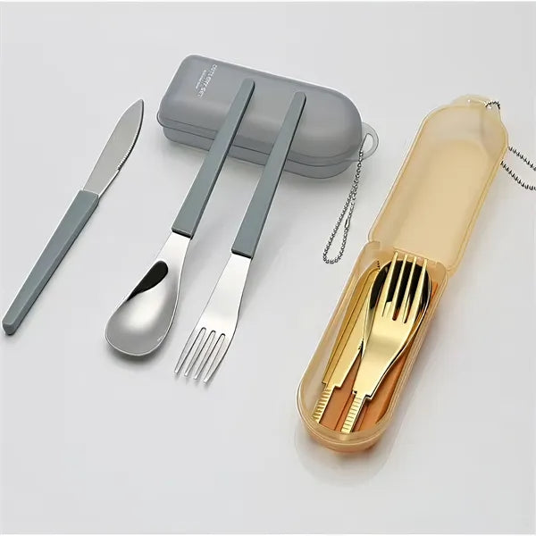 Folding Case Packing Stainless Steel Cutlery Set