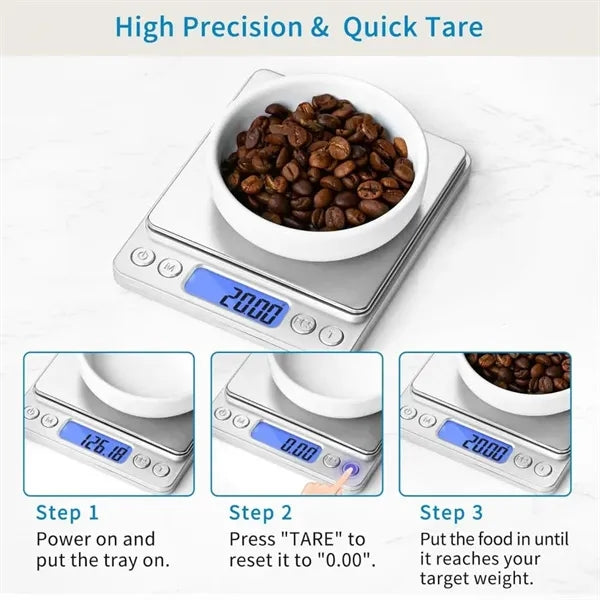 High Accuracy Electronic Scale Kitchen With Embroidery Logo
