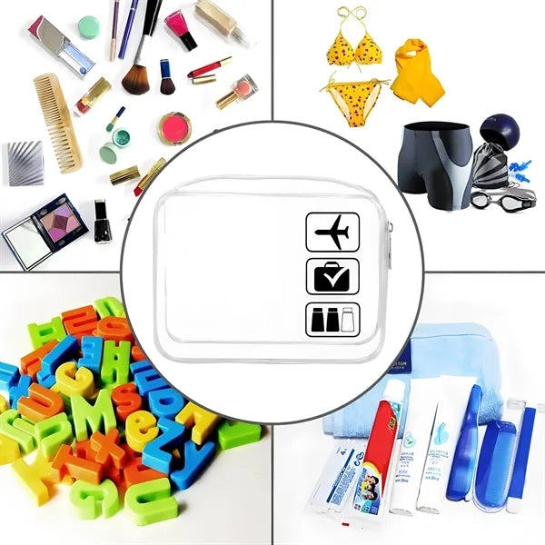 Clear PVC Toiletry Bags for Travel Gifts