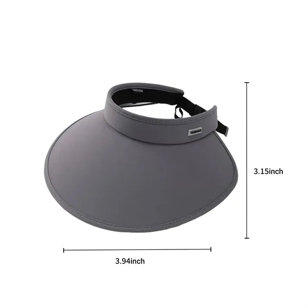 Foldable UV-Protective Ice Silk Visor Hat