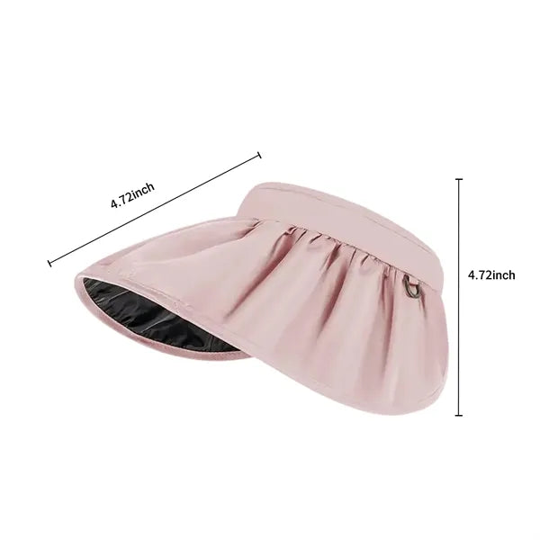 UV-Protective Visor Hat for Women's Sports