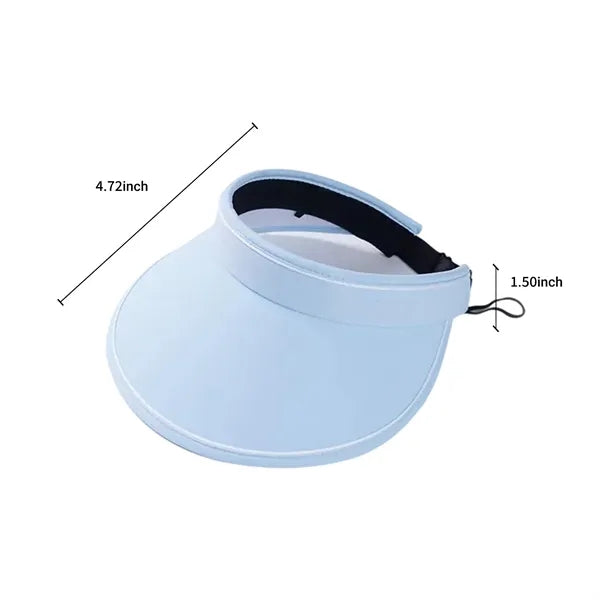 UPF50+ Visor Hat for Summer UV Protection