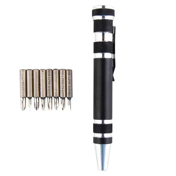 Aluminum 8-in-1 Magnetic Screwdriver Tool