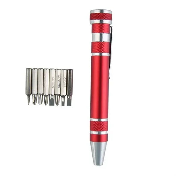 Aluminum 8-in-1 Magnetic Screwdriver Tool