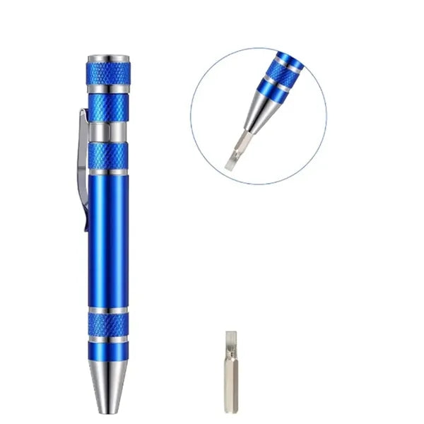 Aluminum 8-in-1 Magnetic Screwdriver Tool