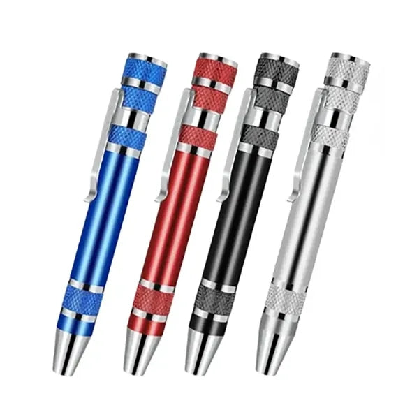 Aluminum 8-in-1 Magnetic Screwdriver Tool