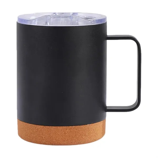 15 OZ Coffee Mug with Cork Bottom and Splash Proof Lid