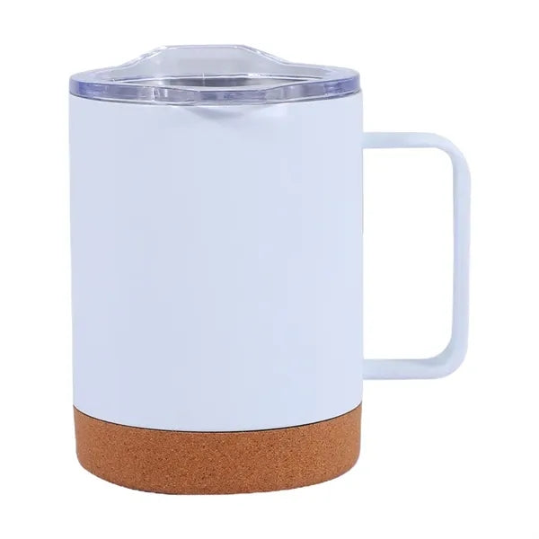 15 OZ Coffee Mug with Cork Bottom and Splash Proof Lid