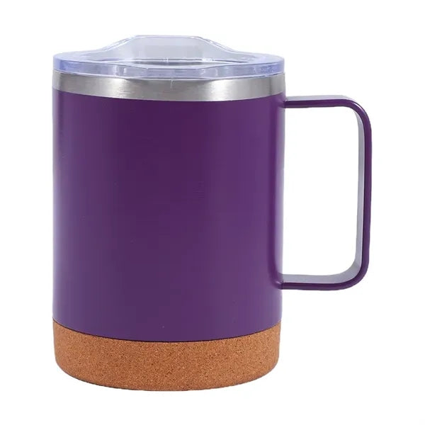15 OZ Coffee Mug with Cork Bottom and Splash Proof Lid