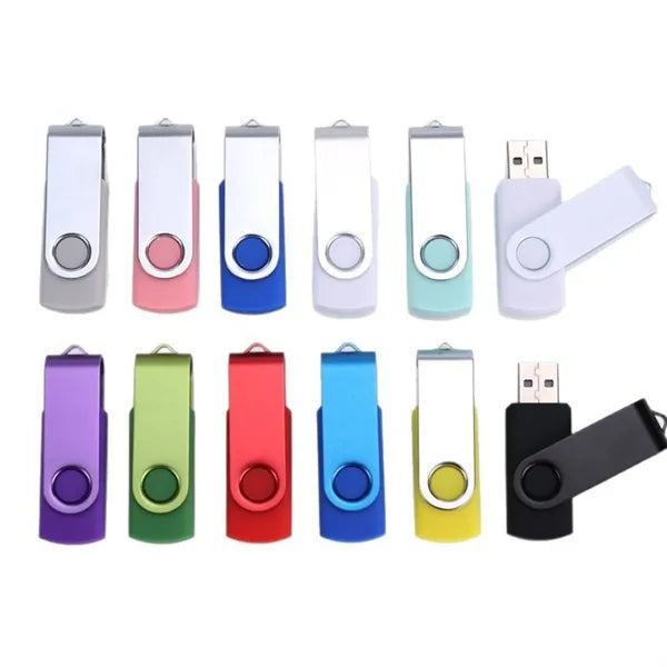 Swivel USB Drive With Metal Engraving 4G