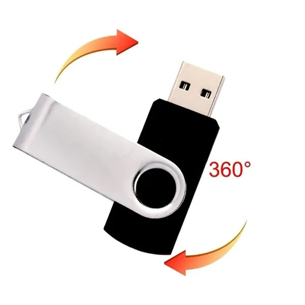Swivel USB Drive With Metal Engraving 4G