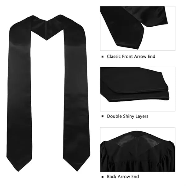 72" Plain Graduation Stole