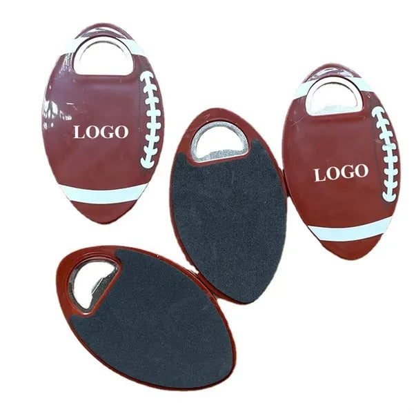 Football Coaster Bottle Opener