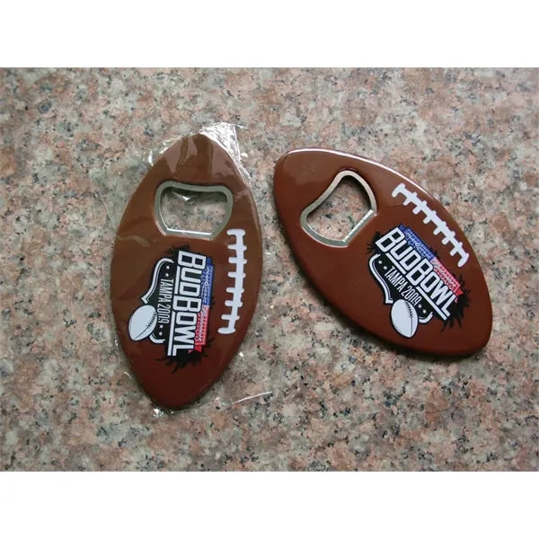 Football Coaster Bottle Opener