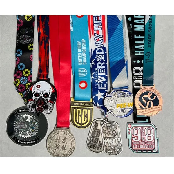 Polyester Heat Transfer Medal Ribbon with Lanyard