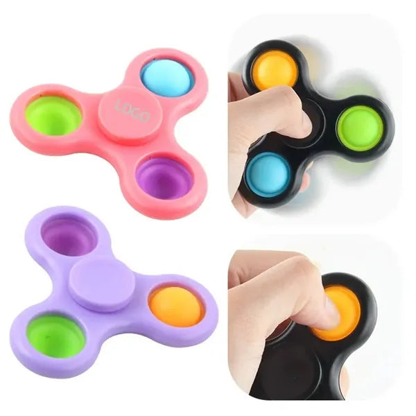 Fidget Spinner Bubble Toy