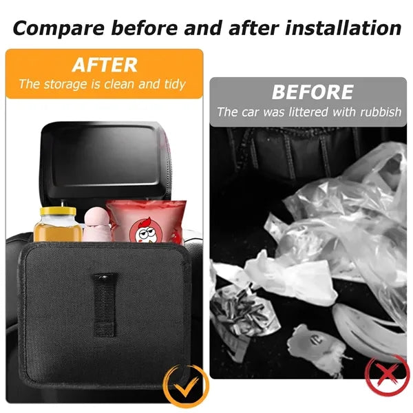 Collasible Car Garbage Bin Seat Kitchen Trash Can