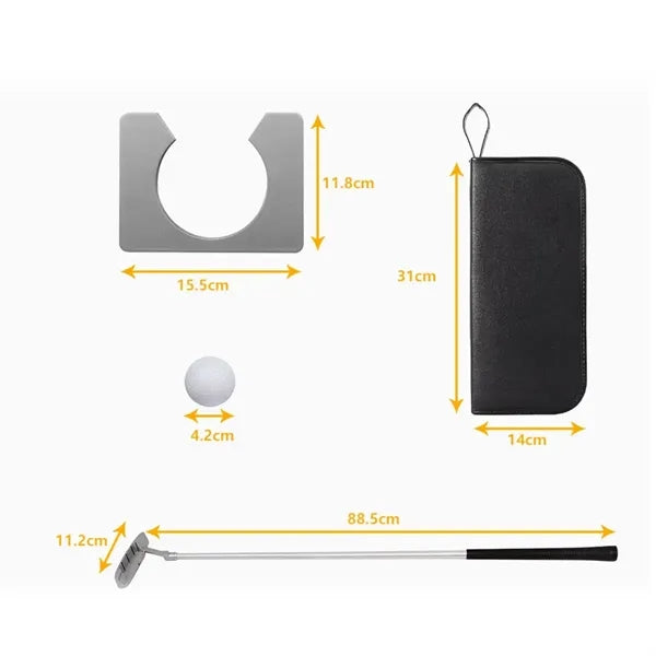 Portable Golf Putting Set for Indoor & Outdoor Practice