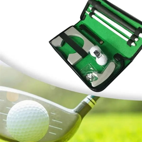 Portable Golf Putting Set for Indoor & Outdoor Practice