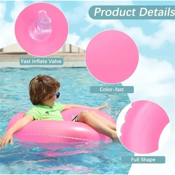 PVC Inflatable Swimming Rings Pool Floats for Kids Adults