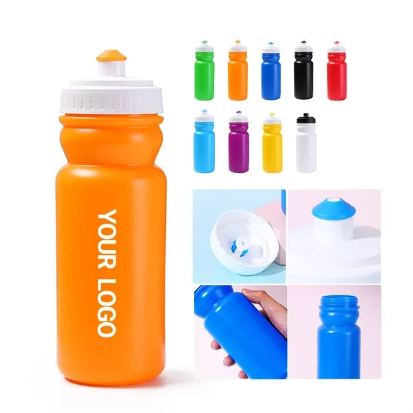 20oz Multi-Color Sports Water Bottle with Leak-Proof Design