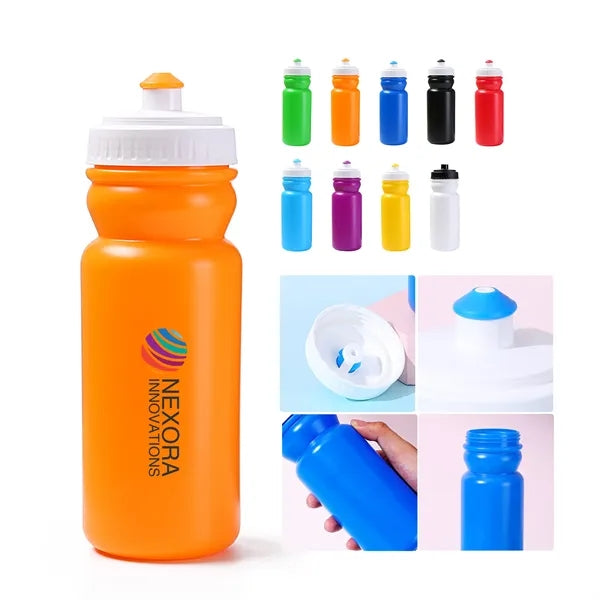 20oz Multi-Color Sports Water Bottle with Leak-Proof Design