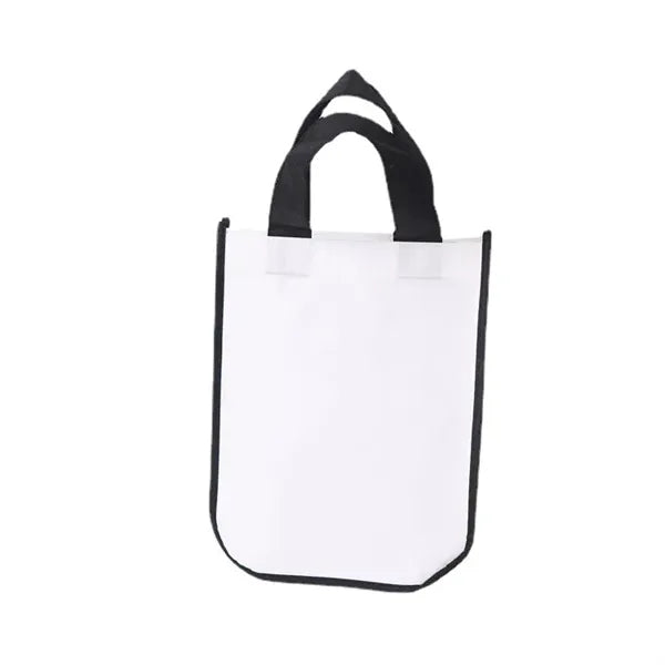 Laminated Non-Woven Tote Bag w/ Rounded Corners for Shopping
