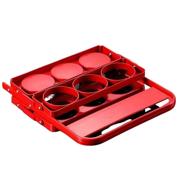6-Holes Portable and Foldable Plastic Drink Carrier