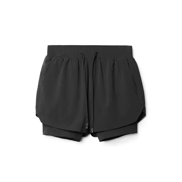 Muscle Men's 2 in 1 Quick-Dry Running Shorts