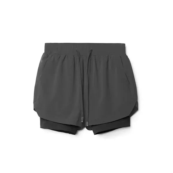 Muscle Men's 2 in 1 Quick-Dry Running Shorts