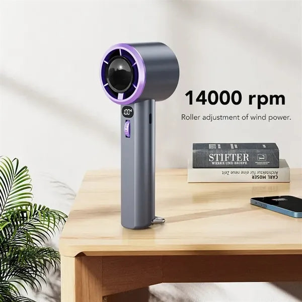 3000 mAh Rechargeable Handheld Mini Turbo Fan