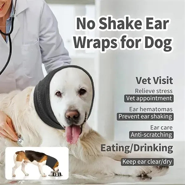 Dog Calming Hoodie Quiet Head Cover Sleeves for Noise Bath