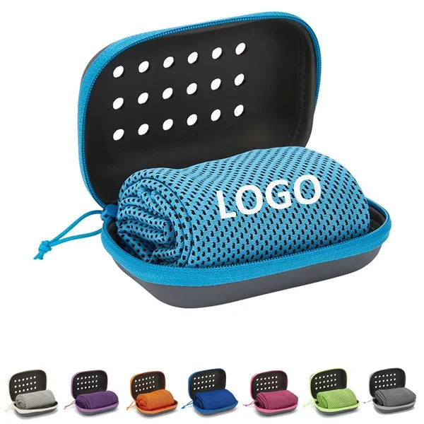 Quick-Dry Sports Towel With Portable Storage Bag