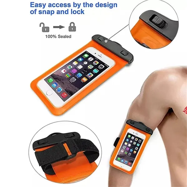 Waterproof Cellphone Case Dry Bag with Arm Band