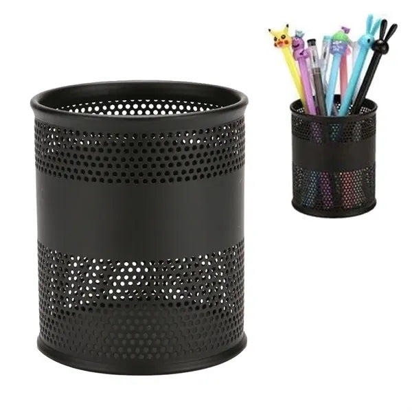 Mesh Metal Stationery Pen Container Pencil Holder Organizer